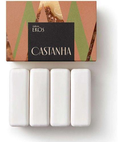 Sabonete Ekos Castanha 4 Unidades 100 G Cada - Natura Imagem de Sabonete Ekos Castanha 4 Unidades 100 G Cada