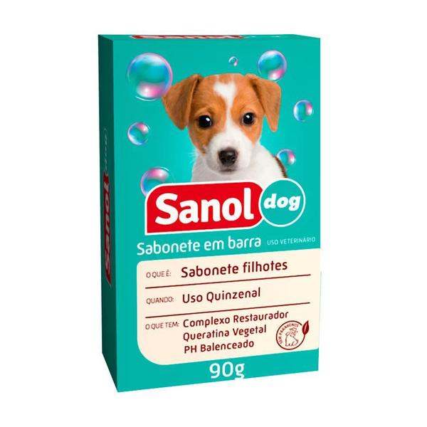 Imagem de Sabonete em barra filhotes sanol dog 90g