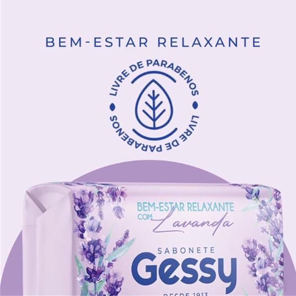 Imagem de Sabonete em Barra Gessy Bem Estar Relaxante Lavanda 80g