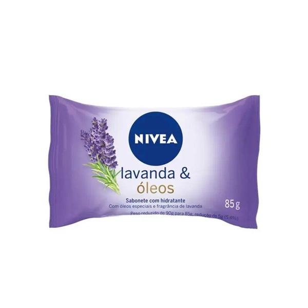 Imagem de Sabonete em Barra Hidratante Lavanda e Óleos Nivea 85g