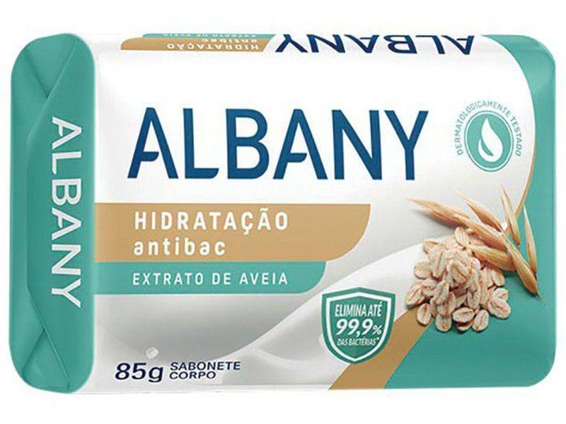 Imagem de Sabonete em Barra Hipoalergênico Albany - Hidratação Antibac 85g 12 Unidades