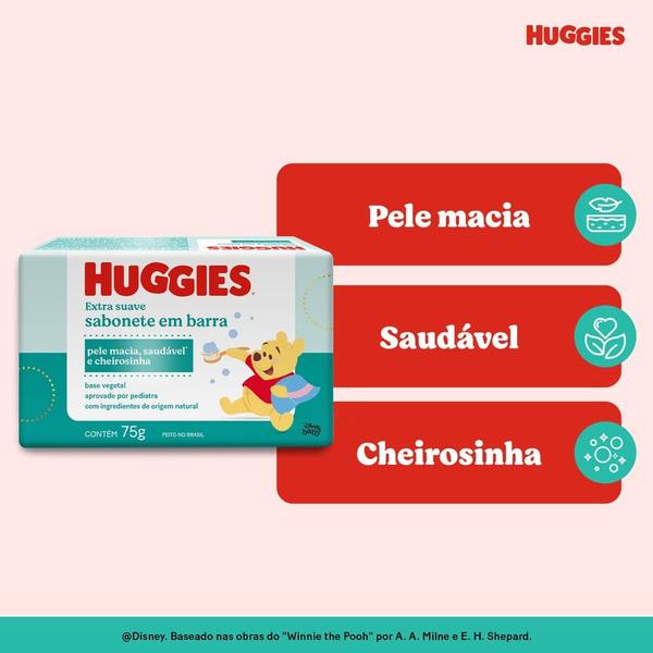 Imagem de Sabonete Em Barra Huggies Extra Suave Bebê 75g