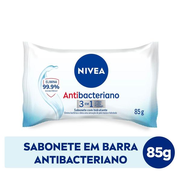 Imagem de Sabonete em Barra Nivea Antibacteriano 3 em 1 85g