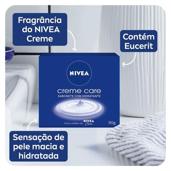 Imagem de Sabonete em Barra Nivea Creme Care Promo 6 unidades 90g