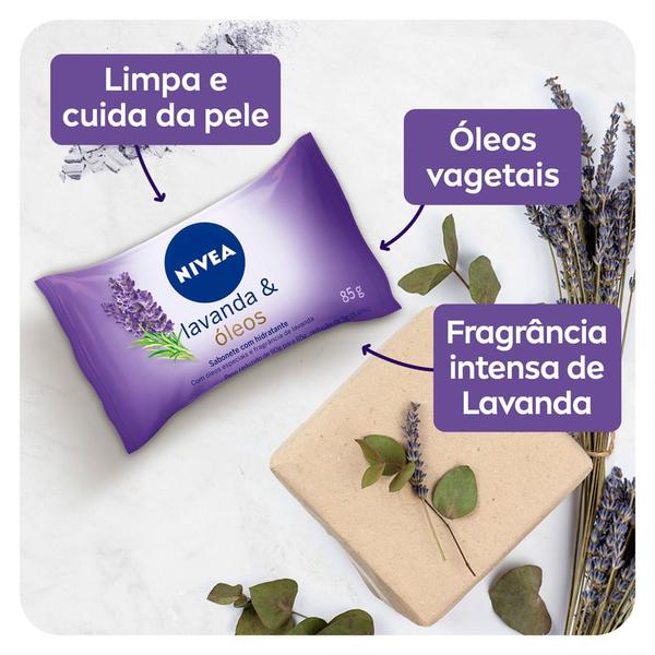 Imagem de Sabonete em Barra Nivea Lavanda & Óleos 85g