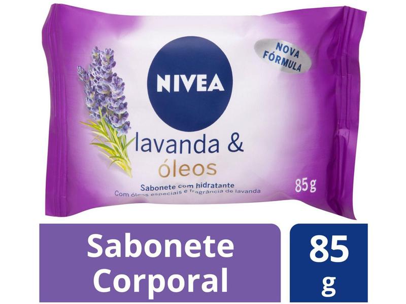 Imagem de Sabonete em Barra Nivea Lavanda & Óleos 85g