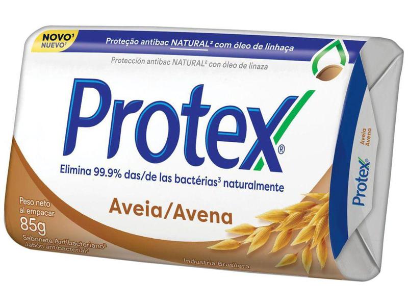 Imagem de Sabonete em Barra para o Corpo Protex Aveia - Antibacteriano 85g