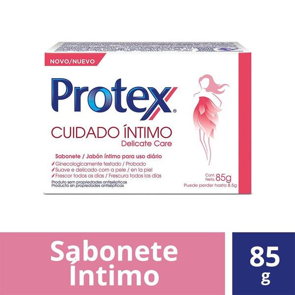 Imagem de Sabonete em Barra Protex Cuidado íntimo Delicate Care 85g