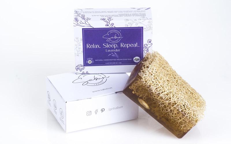 Imagem de Sabonete em barra SABUN NATURALLY LAVISH Óleo de lavanda 125g x 3 pacotes