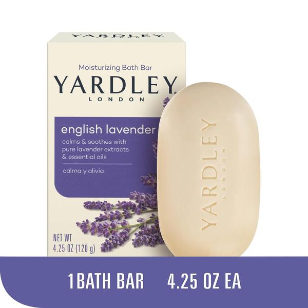 Imagem de Sabonete em barra Yardley London English Lavender 125 ml, pacote com 1