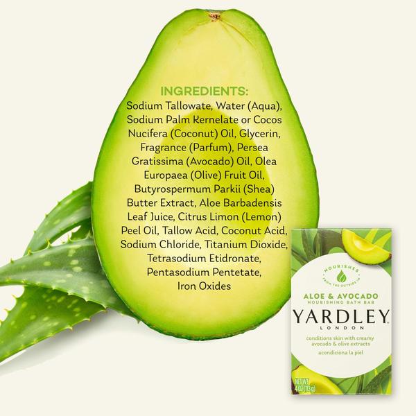 Imagem de Sabonete em barra Yardley London Nutritivo de Aloe e Abacate 120g