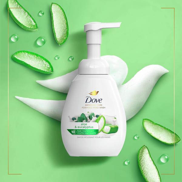 Imagem de Sabonete espumante para mãos Dove Aloe & Eucalyptus 300 ml (4 unidades)