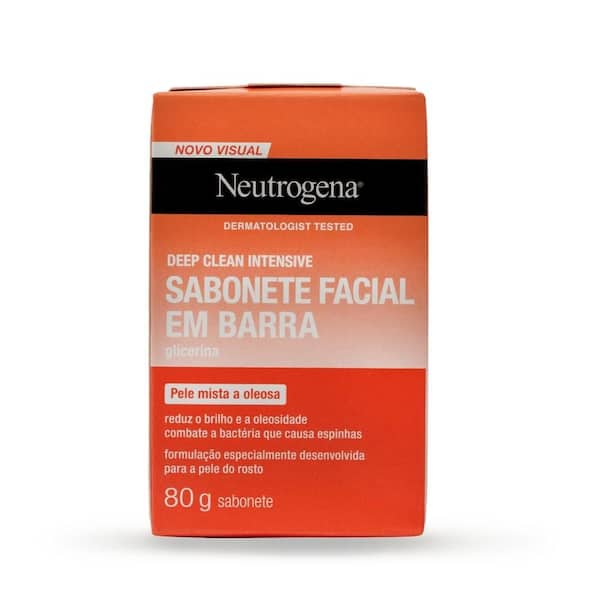 Sabonete Facial Neutrogena Deep Clean 80g Sabonete Facial Neutrogena Deep Clean 80g