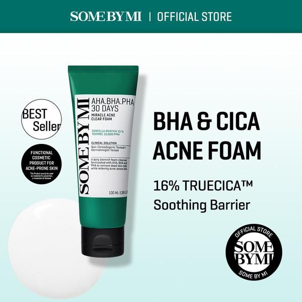 Imagem de Sabonete facial SOME BY MI AHA BHA PHA 30 Days Miracle Acne 100ml