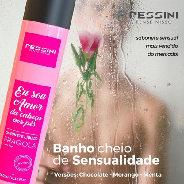 Imagem de Sabonete Feminino Fragola e Blow Girl Gel Beijavel Virilha