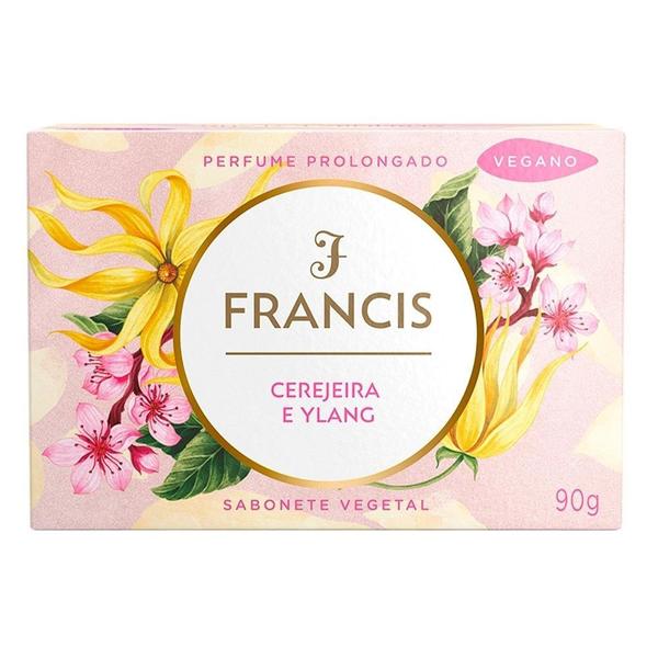 Imagem de Sabonete Francis Luxo Cerejeira e Ylang 90g - Embalagem com 12 Unidades