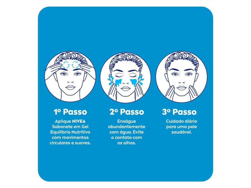 Imagem de Sabonete Gel Facial Nivea Equilíbrio Protetor - 150ml