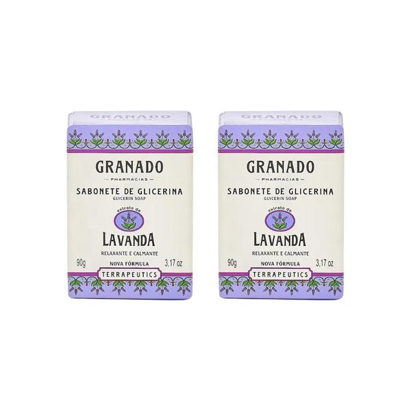 Imagem de Sabonete Granado 90G Glicerina Lavanda-Kit C/2Un