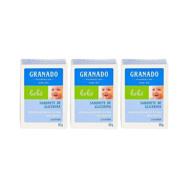 Imagem de Sabonete Granado Baby 90G Lavanda-Kit C/3Un