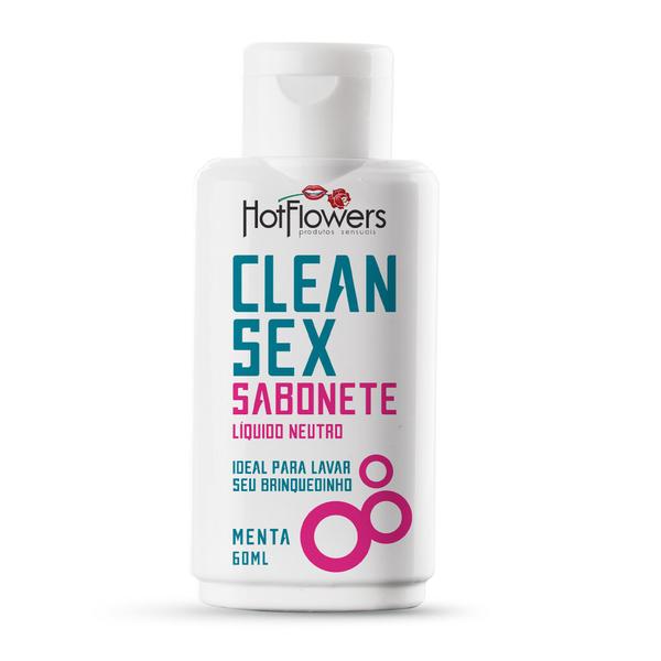 Imagem de Sabonete higienizador de cyberskin clean sex hot flowers 60ml