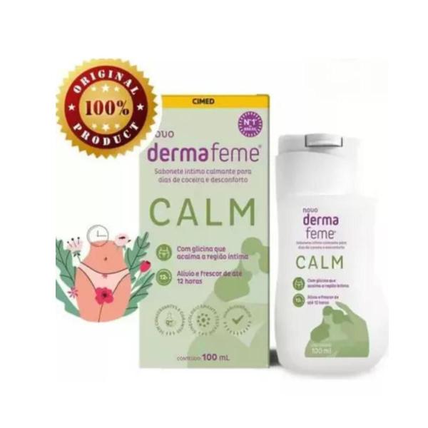 Imagem de Sabonete Intimo Calmante Dermafeme Calm 100Ml - Cimed