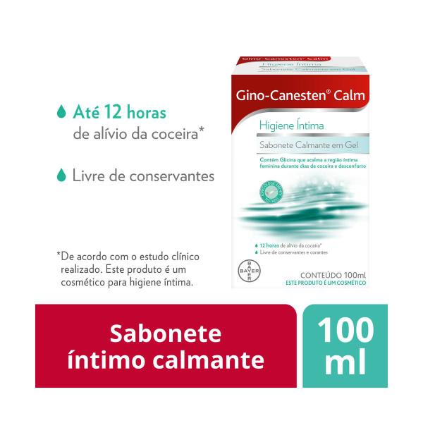 Imagem de Sabonete Íntimo  em Gel Calm 100ml - Gino Canesten