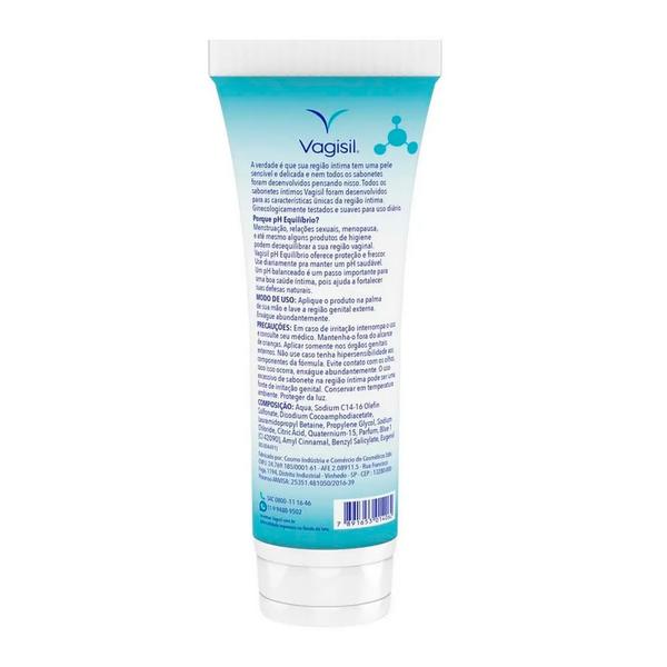 Sabonete Íntimo Em Gel Vagisil pH Equilibr 300g Imagem de Sabonete Íntimo Em Gel Vagisil pH Equilibr 300g