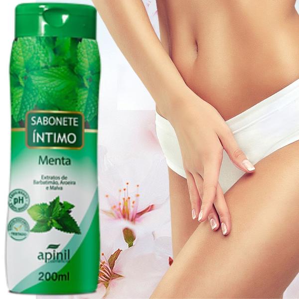 Imagem de Sabonete Íntimo Feminino Refrescante Menta Apinil