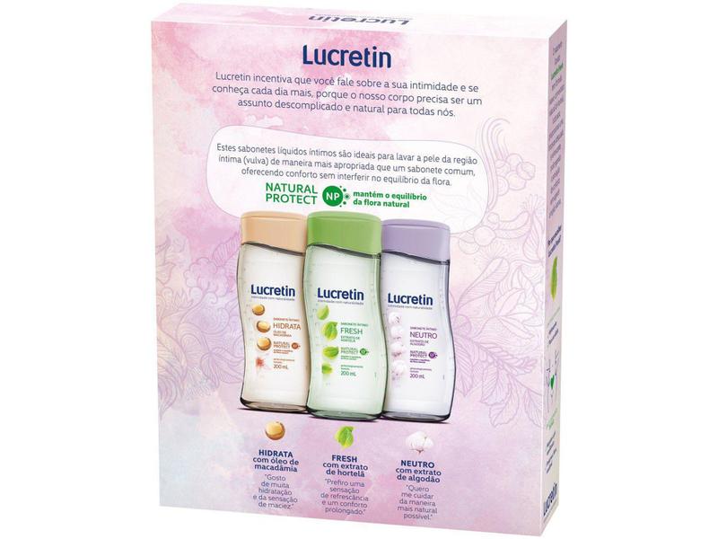 Imagem de Sabonete Íntimo Lucretin Fresh 200ml - 2 Unidades