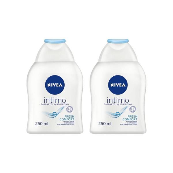 Imagem de Sabonete Intimo Nivea 250Ml Fresh Comfort - Kit Com 2Un