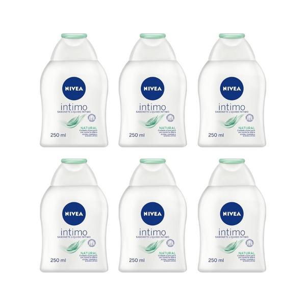 Imagem de Sabonete Intimo Nivea 250Ml Natural - Kit Com 6Un