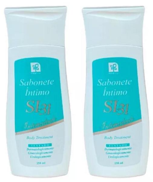 Imagem de SABONETE INTIMO  UNISSEX SI+31 INTIMIDADE 250ml NATUFLORES Kit 2und