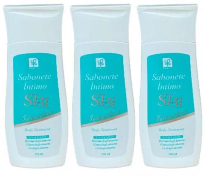 Imagem de SABONETE INTIMO  UNISSEX SI+31 INTIMIDADE 250ml NATUFLORES Kit 3und