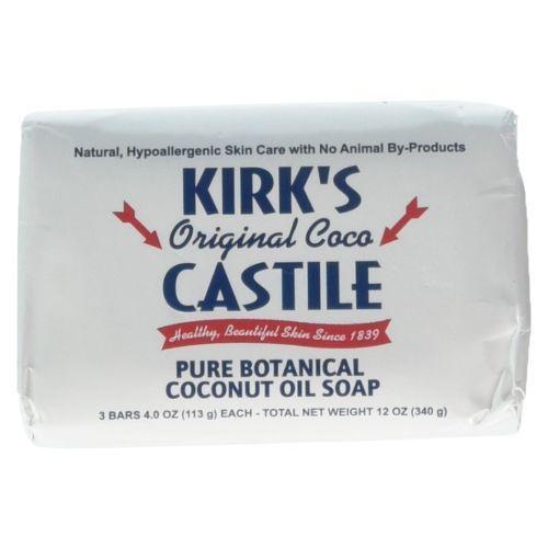 Imagem de Sabonete Kirk's Natural Products Castle Bar Original 120 mL x 3