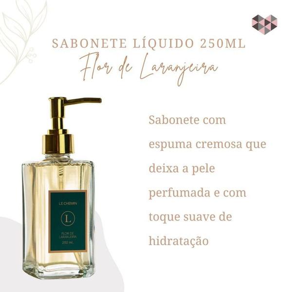 Imagem de Sabonete líquido 250 ml vidro flor de laranjeira - Casa Com Amor