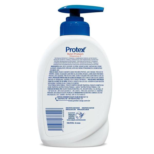 Imagem de Sabonete Líquido Antibacteriano Protex Nutri Protect Vitamina E 220ml