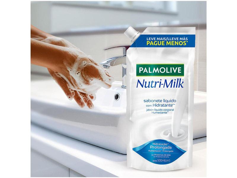 Imagem de Sabonete Líquido ara o Corpo Palmolive Nutri-Milk - Hidratante Refil 500ml