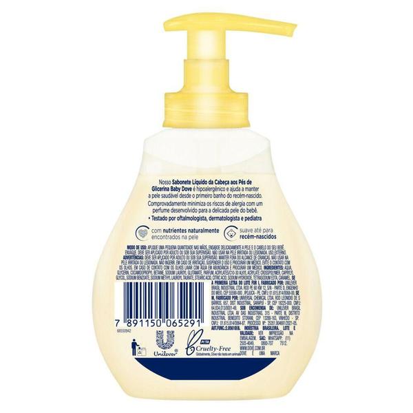 Imagem de Sabonete Líquido Baby Dove Hidratação Glicerinada 200ml