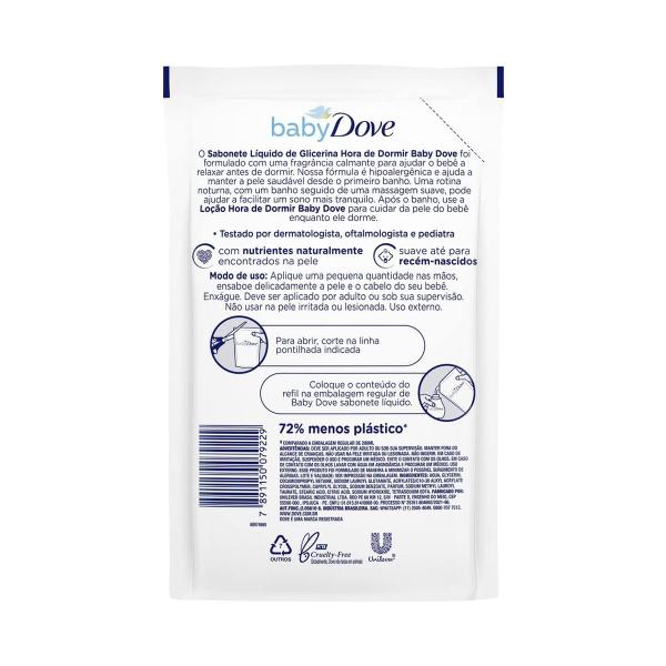 Imagem de Sabonete Liquido Baby Hora De Dormir Refil 180ml Dove