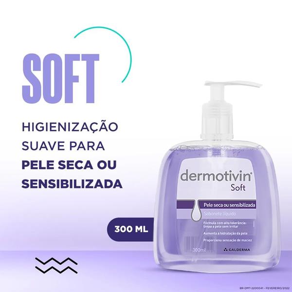 Imagem de Sabonete Líquido Dermotivin Soft Pele Seca 300ml