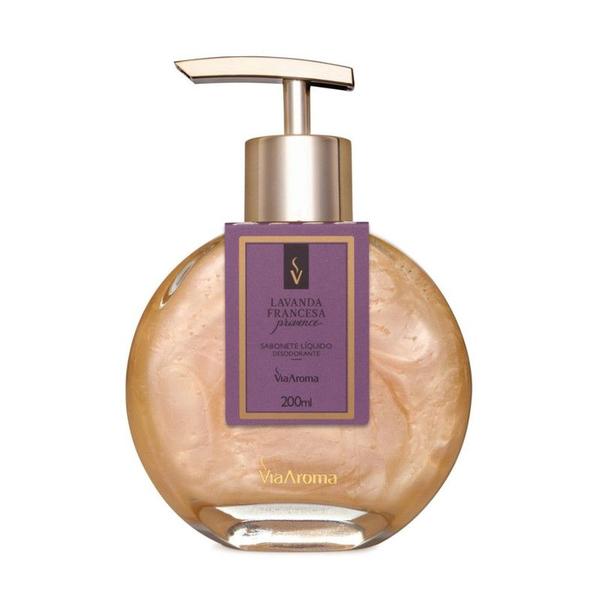 Imagem de Sabonete Líquido Desodorante Lavanda Francesa Via Aroma - 200ml