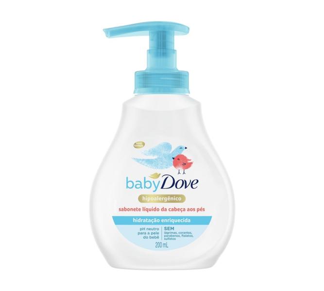 Imagem de Sabonete Liquido Dove Baby Hidratacao Enriquecida 200ml