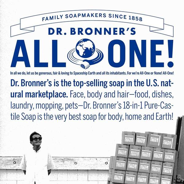 Imagem de Sabonete Líquido Dr. Bronner's Pure-Castile (946ml) - Kit com 3 Unidades