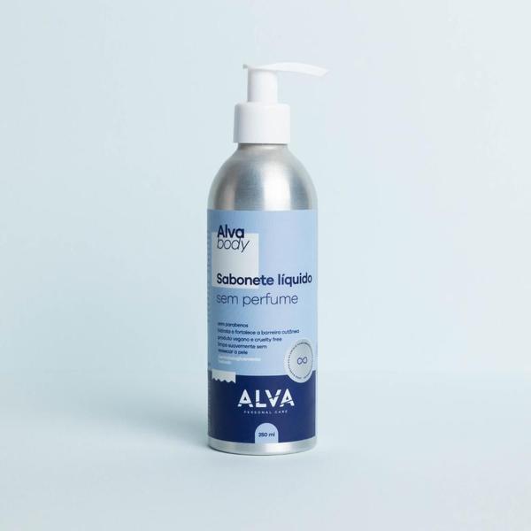 Imagem de Sabonete Líquido Facial E Corporal 250ml S/ Perfume Alva