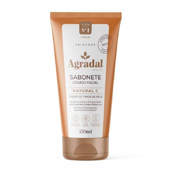 Imagem de Sabonete Líquido Facial Natural C 150Ml - Agradal