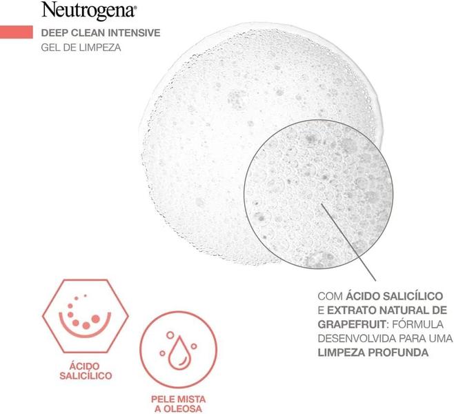 Imagem de Sabonete liquido facial neutrogena deep clean grapefruit 150g