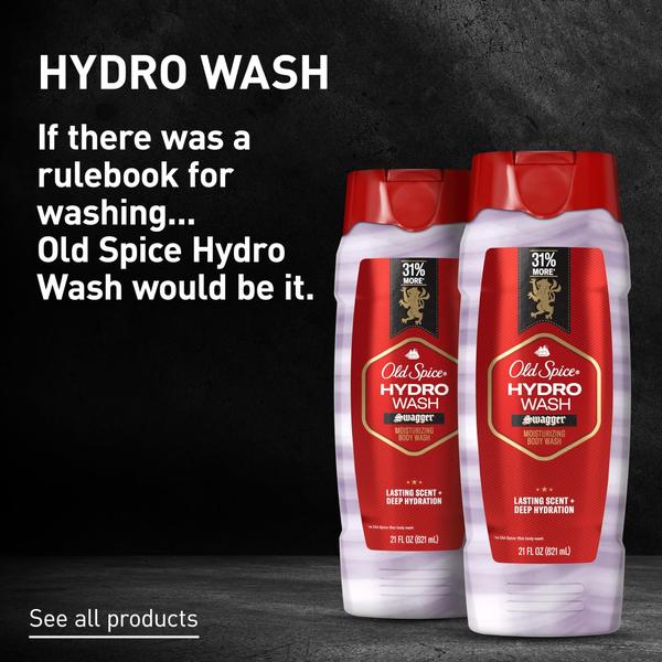 Imagem de Sabonete líquido hidratante Old Spice Hydro Wash para homens 630 ml