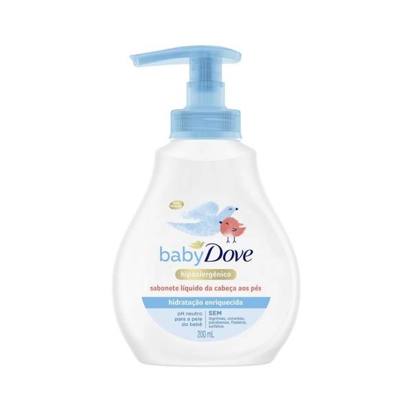 Imagem de Sabonete Líquido Infantil Dove Baby Hidratação Enriquecida 200ml