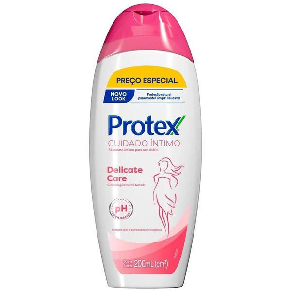 Sabonete Liquido Íntimo Delicate Care 200ml ( Leve 200ml e Pague 150ml) - Protex Imagem de Sabonete Liquido Íntimo Delicate Care 200ml ( Leve 200ml e Pague 150ml) - Protex
