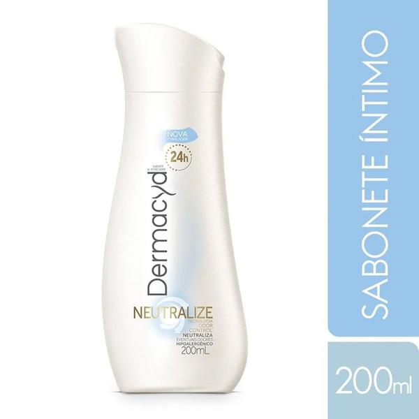 Sabonete Líquido Íntimo Dermacyd Neutralize 200ml Imagem de Sabonete Líquido Íntimo Dermacyd Neutralize 200ml